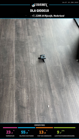 Omgeving datalogger DL RHTA